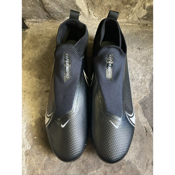 Nike Vapor Edge Pro 360 Football Cleat Black White Men Size 14.5 Wide CV6348-001 - Picture 3 of 6
